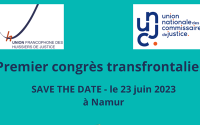 Premier congrès transfrontalier UNCJ/UNHJ (23 juin 2023, Namur)